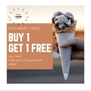 Buy 1 Get 1 Free